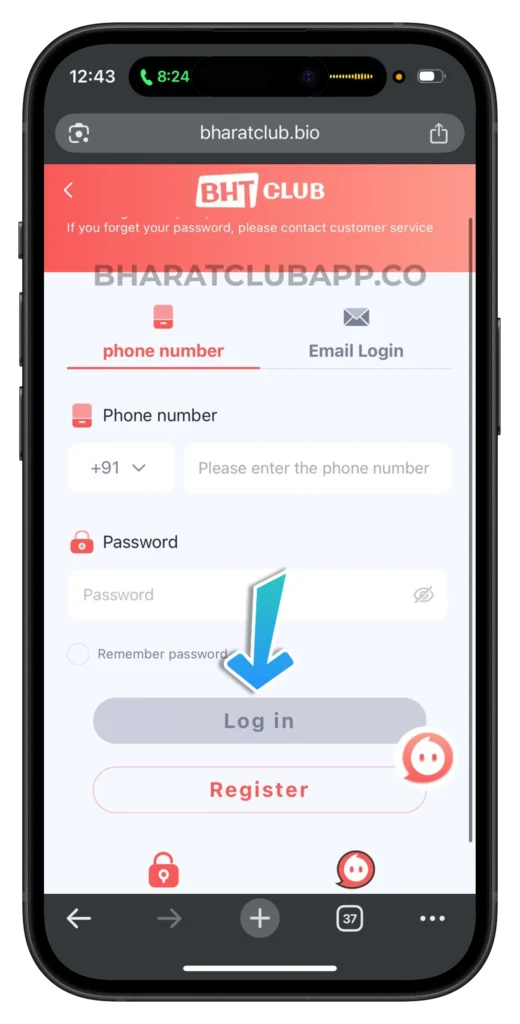 bharat -club-login